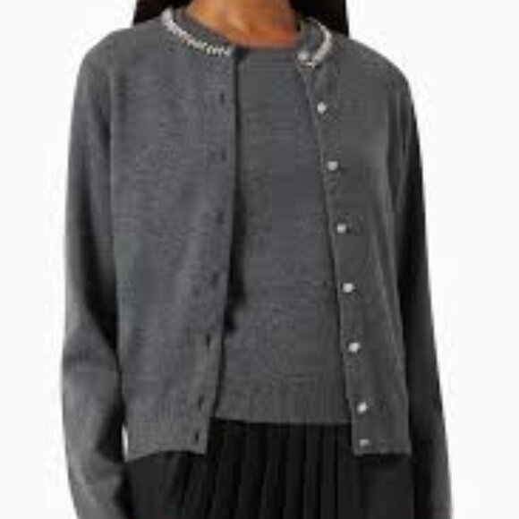 Maje Cashmere Sweater and Cardigan (Wool and Cashmere) - Picture 1 of 6